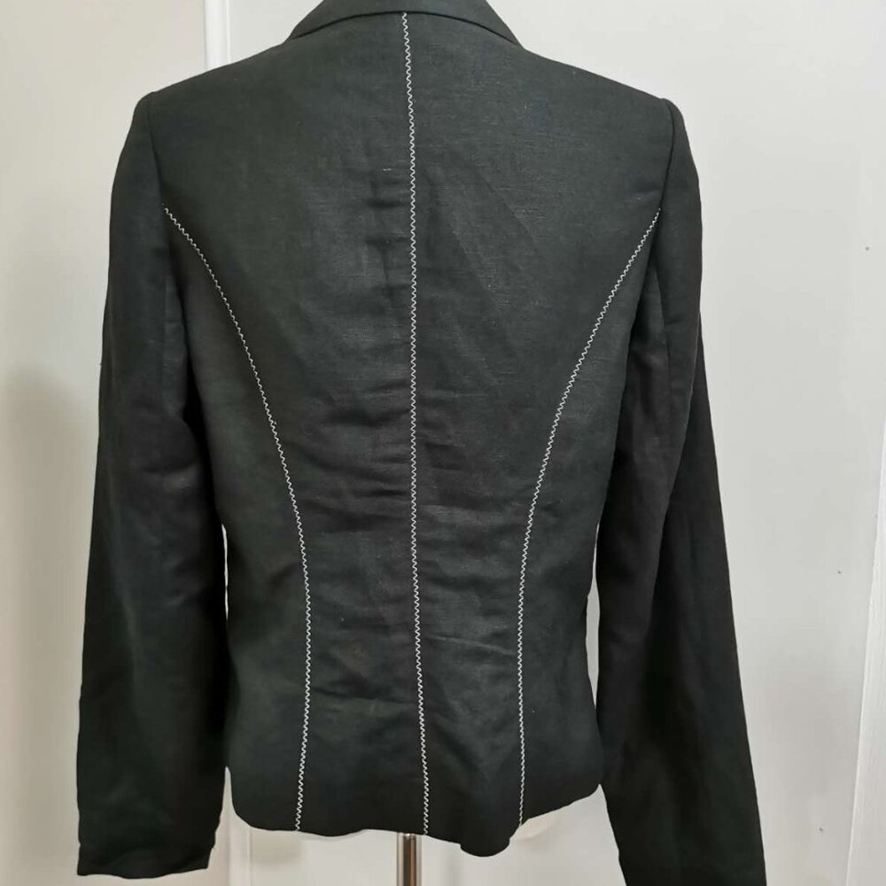 NESS LINEN-BLENDBLAZER (S/M) - Picture 2 of 6
